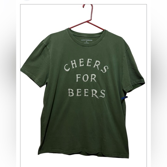 LUCKY BRAND EMBROIDERED TEE SHIRT - Picture 8 of 16